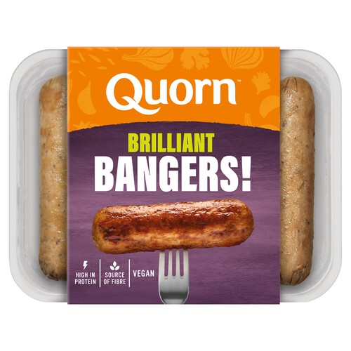 Quorn 6 Vegan Brilliant Bangers 