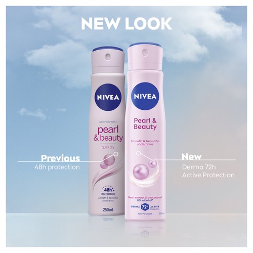 NIVEA Pearl & Beauty 72h Anti-Perspirant Deodorant Spray