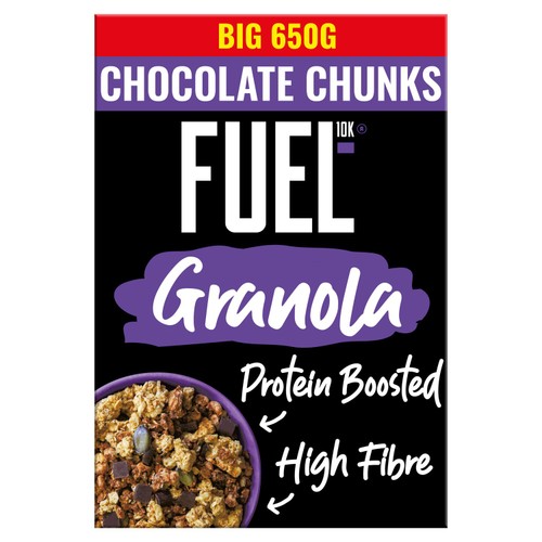FUEL10K Chocolate Chunks Protein Granola Breakfast Cereal 650g