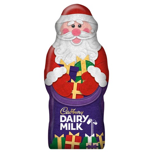 Cadbury Dairy Milk Chocolate Xmas Santa Hollow 