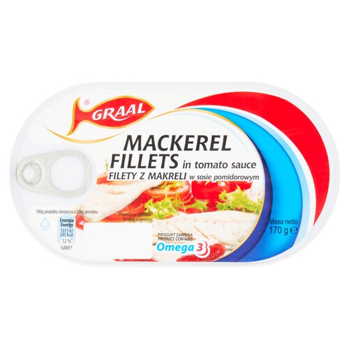 Mackerel Fillets in Tomato Sauce