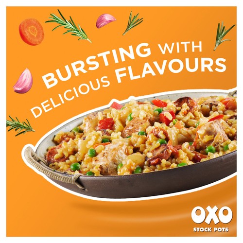 Oxo Stock Pot Succulent Chicken 4 x 20g