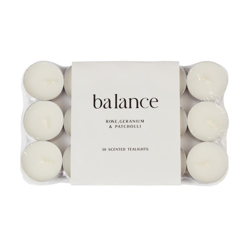 Home Style Wellbeing Scented Tealights Balance 30Pk