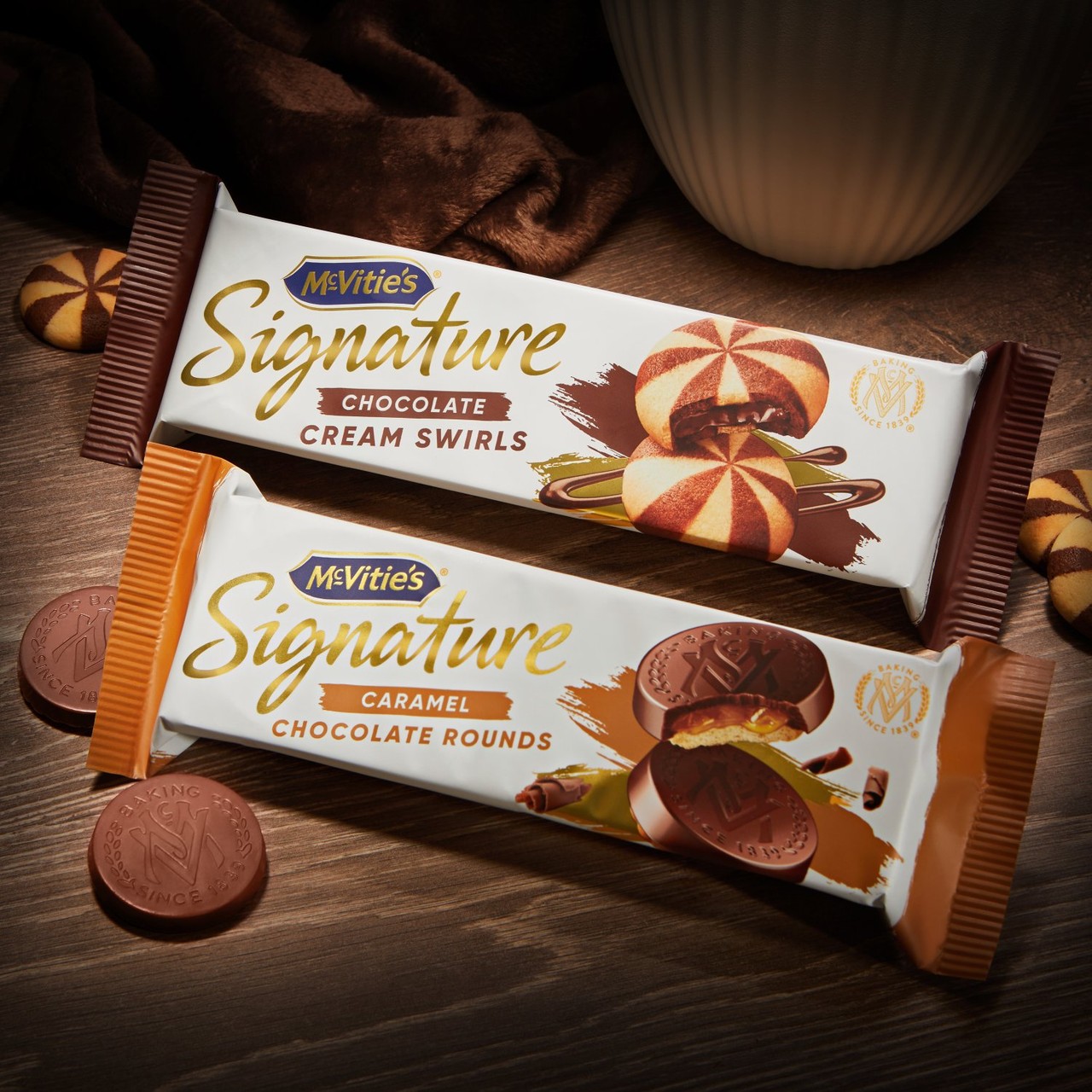 McVitie's Signature Chocolate Cream Swirls Biscuits - Morrisons Online ...