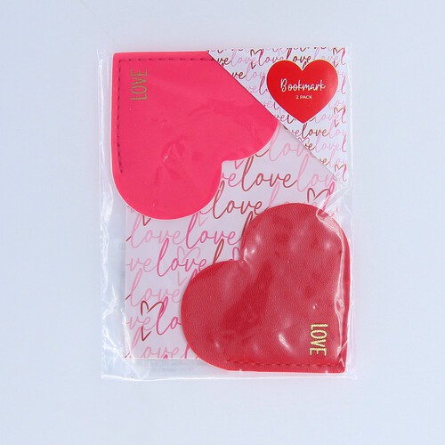 Morrisons Valentines Heart Shaped Bookmark