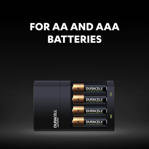 Duracell Battery Charger Charges In 4 Hours With 2 AA And 2 AAA Batteries 