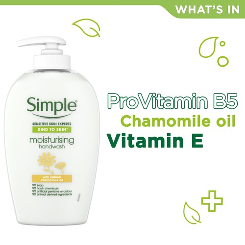 Simple Moisturising Hand Wash With Chamomile Oil  250ml