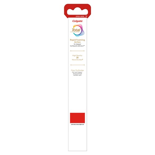Colgate Total Foaming Clean Medium Manual Toothbrush