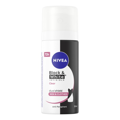 NIVEA Black & White Original 72h Anti-Perspirant Deodorant Travel Spray
