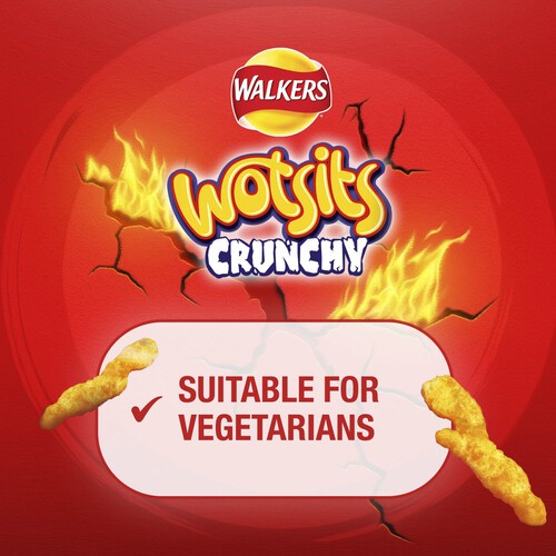 Walkers Wotsits Crunchy Sweet & Spicy Sharing Snacks Crisps