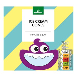 Morrisons Ice Cream Cones 75g