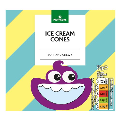 Morrisons Ice Cream Cones 75g