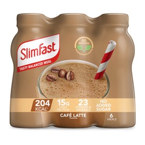 Slimfast High Protein Shake 325ml - Cafe Latte x6