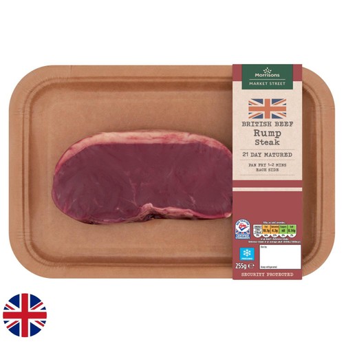Morrisons British Beef Rump Steak 255g
