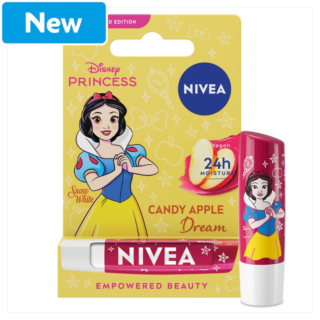 NIVEA Disney Princess Snow White Candy Apple Lip Balm 4.8g