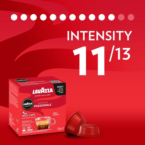 Lavazza A Modo Mio Passionale Coffee 16 Capsules 