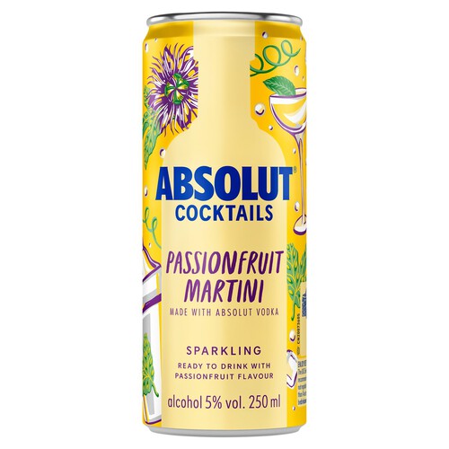 Absolut Passionfruit Martini Sparkling Cocktail