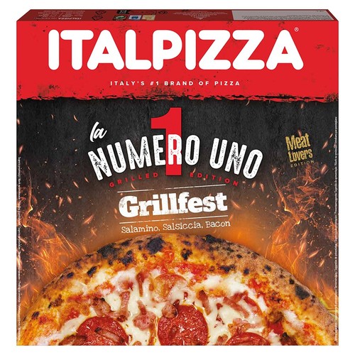Italpizza la numero uno grillfest meat lovers pizza