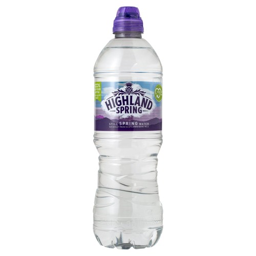 Highland Spring Eco Bottle Still Spring Water Sports Cap