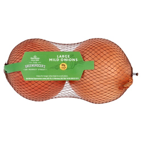 Morrisons Large Mild Onions 