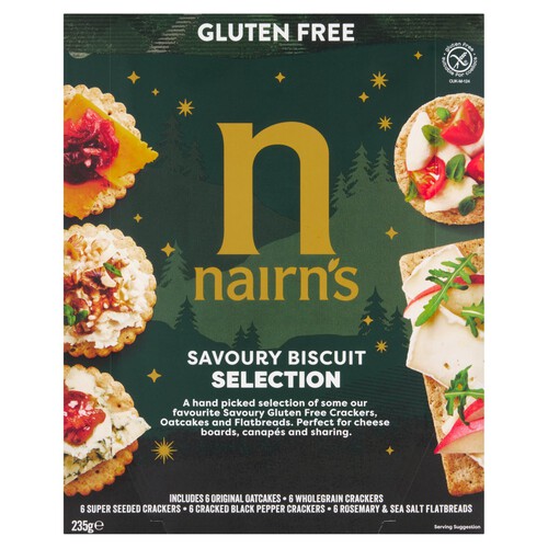 Nairn's Gluten Free Savoury Biscuit Selection