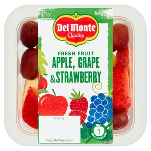Del Monte Strawberry Fruit Splits 4 x 73ml