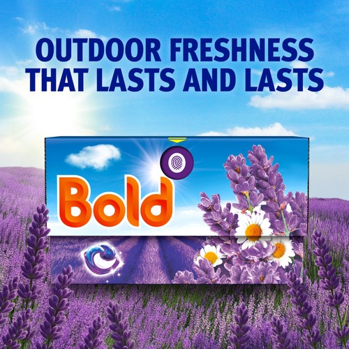 Bold Laundry Detergent Liquid Pod Lavender & Chamomile 22 Washes