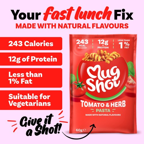 Mug Shot Pasta Tomato and Basil   60g