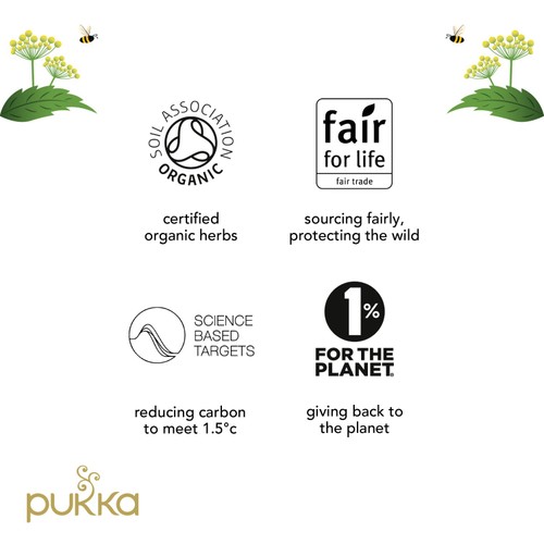 Pukka Peppermint & Licorice Organic Fair Herbal Tea 20 Sachets