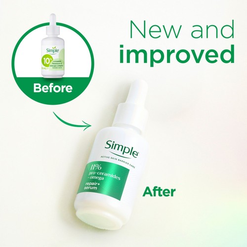 Simple Skin Care Repair+ 11% Pro-Ceramide + Omega 30ml