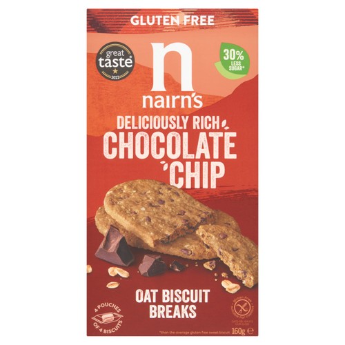 Nairn's Gluten Free Choc Chip Biscuits 