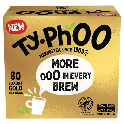 Typhoo Luxury Gold 80 Tea Bags 