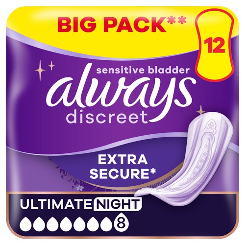 Always pads incontinence discount