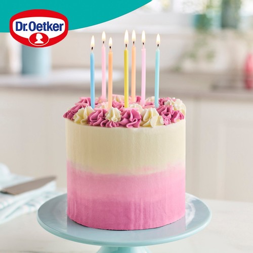 Dr. Oetker 12 Pastel Birthday Candles