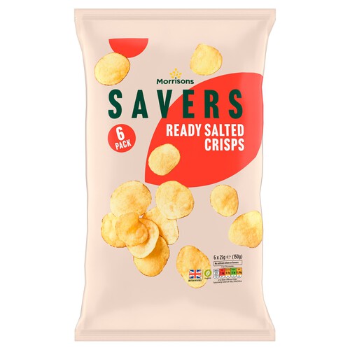 Morrisons Savers Crisps Ready Salted