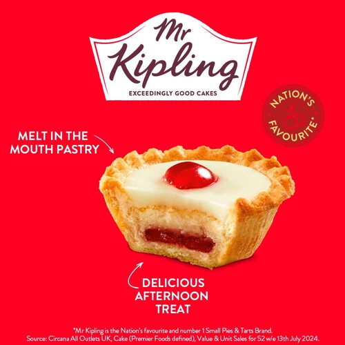 Mr Kipling Cherry Bakewells