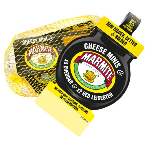 Marmite Cheddar & Red Leicester Cheese Sticks 100g