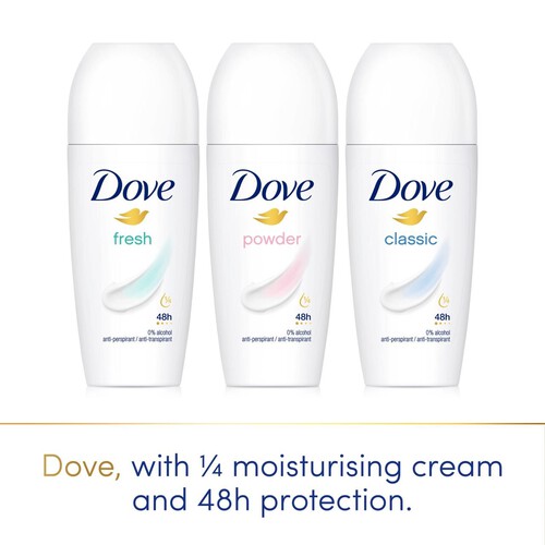 Dove Women Antiperspirant Deodorant Roll on Powder