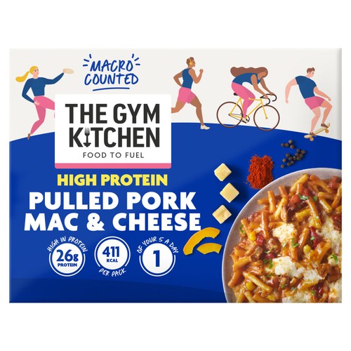 The Gym Kitchen Pulled Pork Mac & Cheese 400g