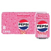 Pepsi Raspberry Ripple 8 x 330ml