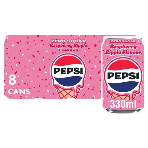 Pepsi Raspberry Ripple 8 x 330ml