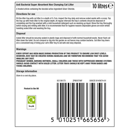 Morrisons Super Absorbent Cat Litter