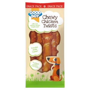 Good Boy Good Boy Twist Chicken Adult Treat Dog Food pet food packaging