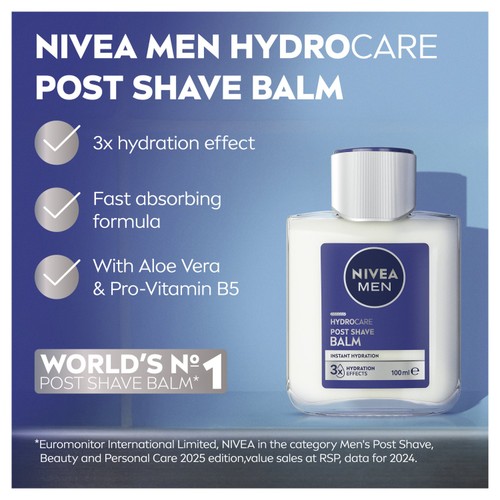 Nivea Men Hydrocare Post Shave Balm With Aloe Vera