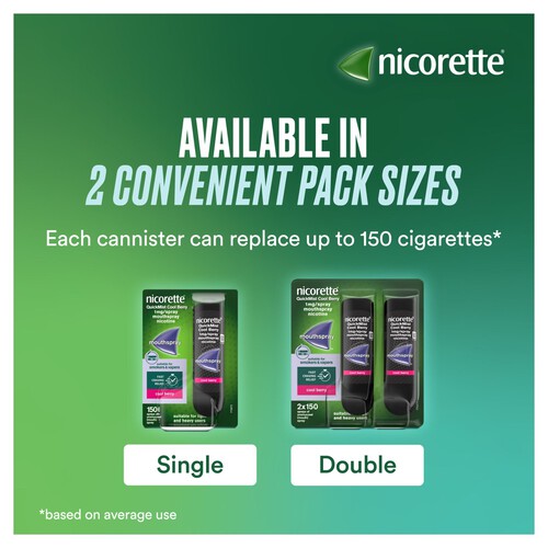 Nicorette QuickMist Cool Berry Mouthspray  (Stop Smoking Aid)