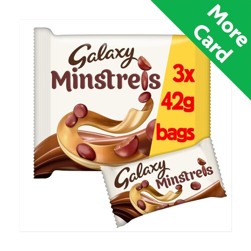 Galaxy Minstrels Milk Chocolate Buttons Bag Multipack 