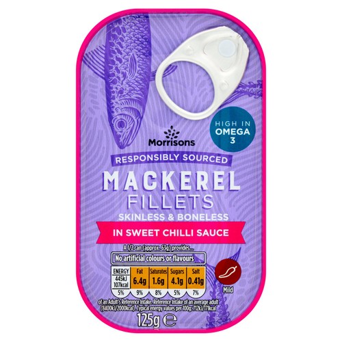 Morrisons Mackerel Sweet Chill (125g)