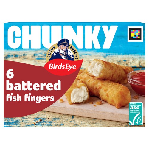 Birds Eye 6 Crispy Battered Fish Fingers