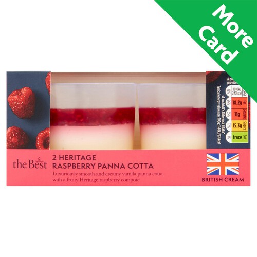 Morrisons The Best Raspberry Panna Cotta