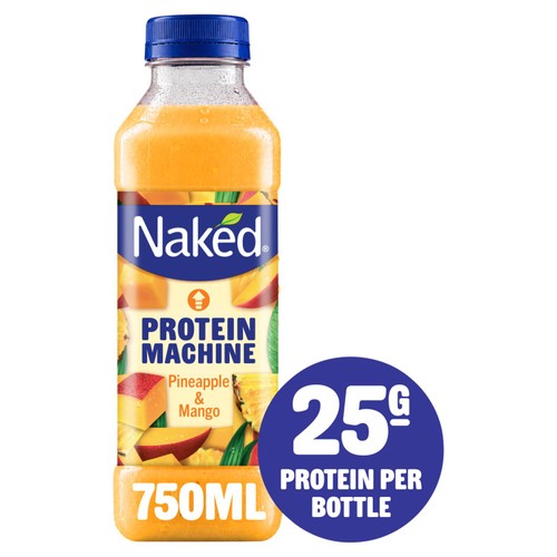 Naked Protein Pineapple & Mango Smoothie 750ml
